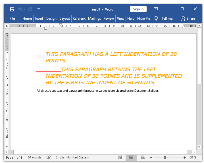 inserting paragraph inserting paragraph